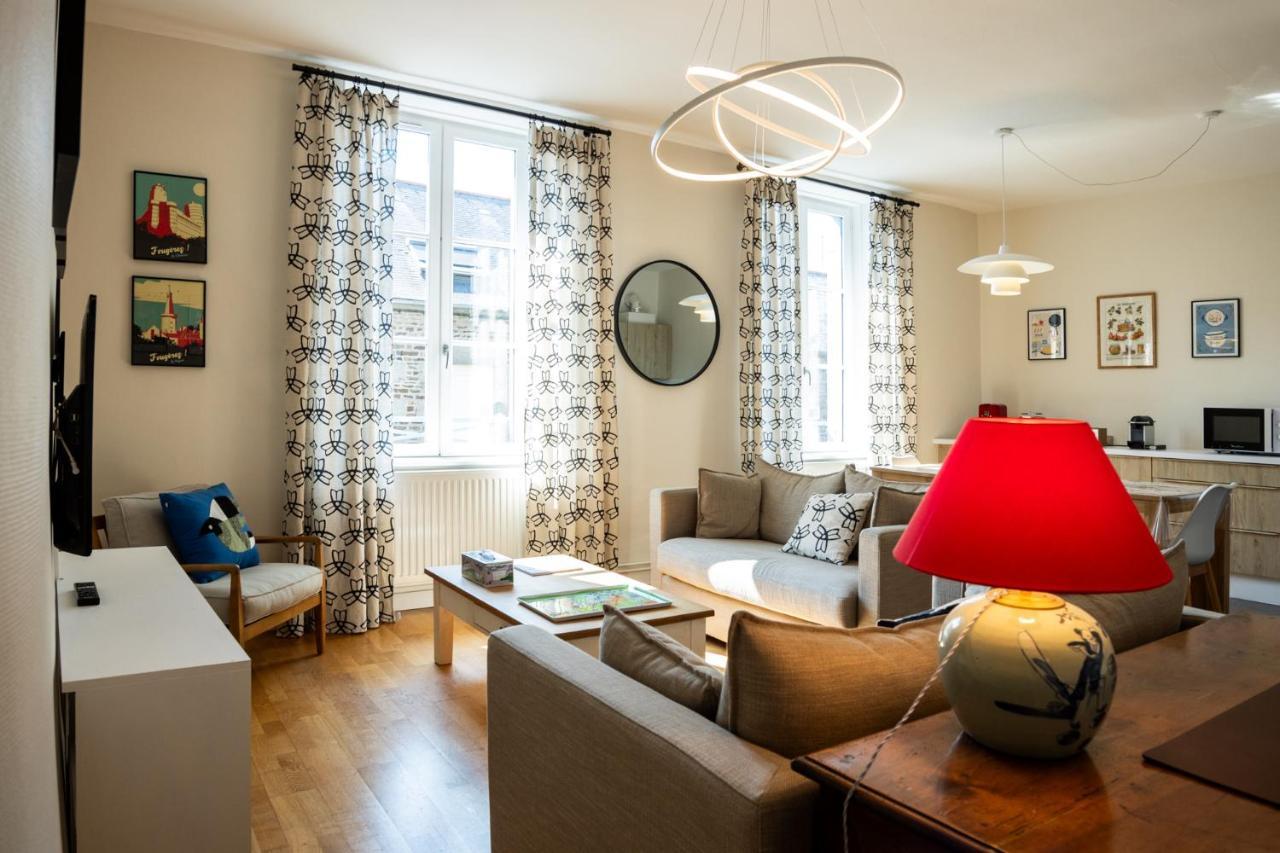 Bel Appartement, Bien Equipe Et Confortable Dans Le Centre Historique Fougères Εξωτερικό φωτογραφία